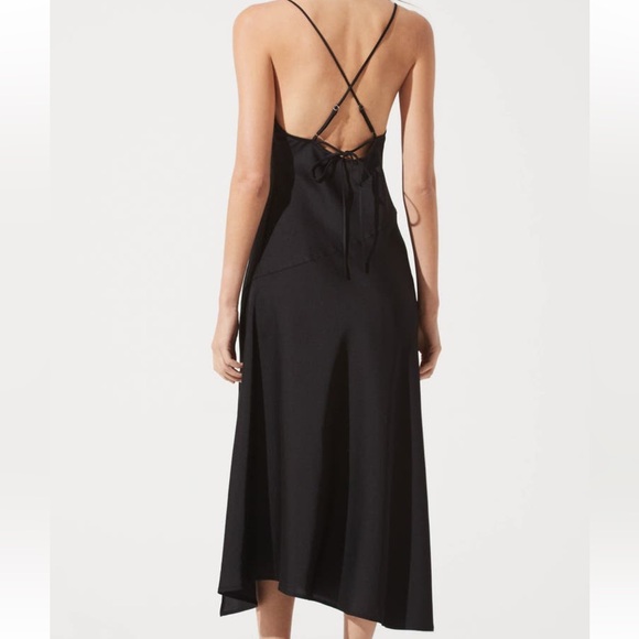 ASTR The Label Cowl Slick Midi dress (size L) - Picture 3 of 4